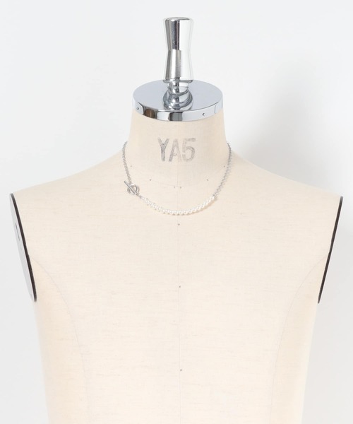 SENSE OF PLACE by URBAN RESEARCH（センスオブプレイスバイアーバンリサーチ）の「パールチェーンネックレス（ネックレス・メンズ・シルバー・ONE）」の3枚目の写真