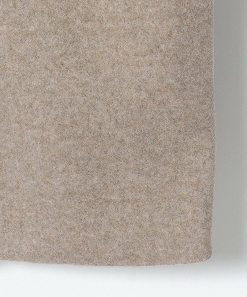 notch.（ノッチ）の「ノーカラーミドルコート（ノーカラーコート・レディース・オフホワイト/ブラック/ダークブラウン/グリーン・M）」の9枚目の写真