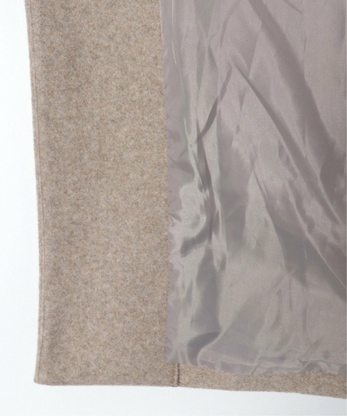 notch.（ノッチ）の「ノーカラーミドルコート（ノーカラーコート・レディース・オフホワイト/ブラック/ダークブラウン/グリーン・M）」の6枚目の写真