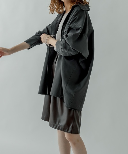 mystic（ミスティック）の「フェイクレザーハーフパンツ（その他パンツ・レディース・ブラック/ダークブラウン・FREE）」の22枚目の写真