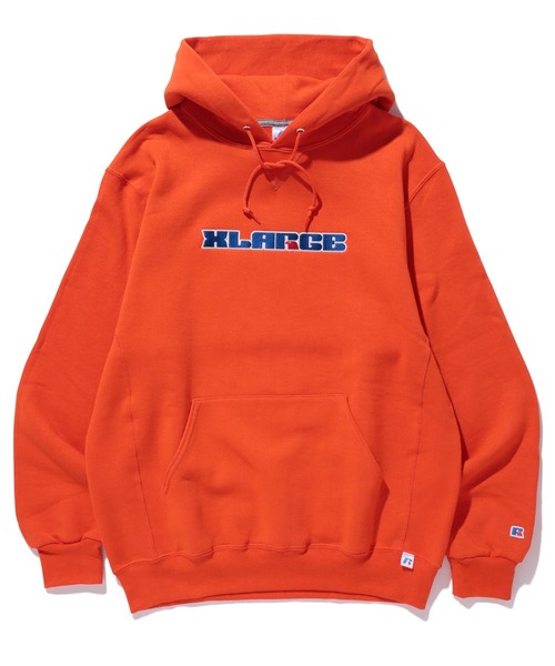 XLARGE（エクストララージ）の「XLARGE × RUSSELL PULLOVER HOODED SWEAT（パーカー・メンズ・ホワイト/ブラック/オレンジ/ブルー/アッシュ・S/M/L/XL）」の21枚目の写真