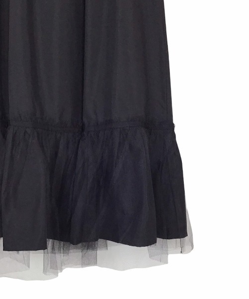 DOLLUPOOPS（ドールアップウップス）の「ヘムチュール配色インベルスカート（スカート・レディース・ブラック/カーキ/ネイビー・38）」の16枚目の写真