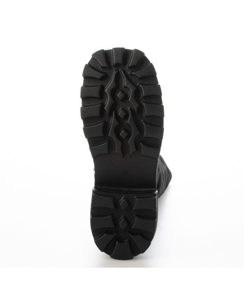 Mafmof（マフモフ）の「Mafmof(マフモフ) ボリュームソールスクエアトゥストレッチロングブーツ（ブーツ・レディース・ブラック/ブラック系その他・M/L/S/LL）」の14枚目の写真