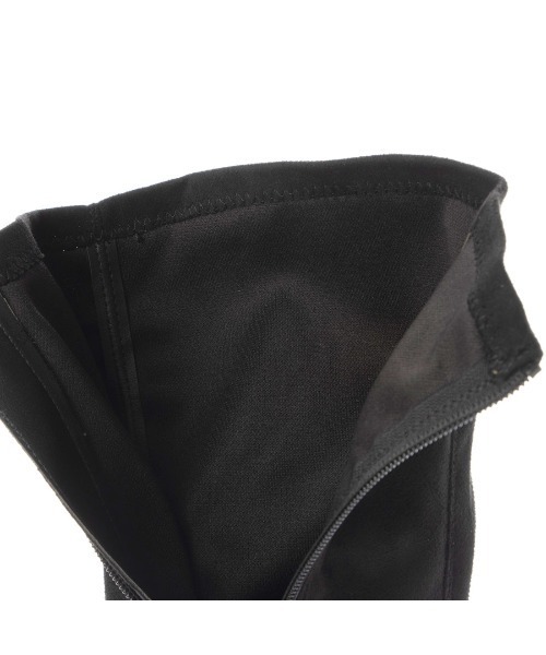 Mafmof（マフモフ）の「Mafmof(マフモフ) ボリュームソールスクエアトゥストレッチロングブーツ（ブーツ・レディース・ブラック/ブラック系その他・M/L/S/LL）」の16枚目の写真