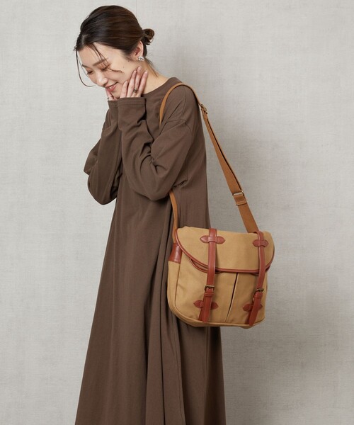 FREAK'S STORE(フリークスストア)の「【WEB限定】フレアマキシロングスリーブワンピース(ワンピース・レディース・ライトグレー/グリーン/ブラウン/ラベンダー/ナチュラル/ブラック×ベージュ/ブラック/ホワイト×ブラック/オレンジ/ネイビー/イエロー×グレー/ホワイト×ブルー・フリ-)」の1枚目の写真