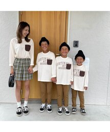 WEB限定 ポケット切替ロンT 【BREEZE by saori】