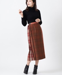 O'Neil of Dublin 【別注】クラシックモデル パッチワーク コンビネーション キルトスカート ロング 81cm