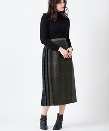 O'Neil of Dublin 【別注】クラシックモデル パッチワーク コンビネーション キルトスカート ロング 81cm
