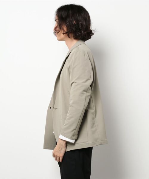 semantic design（セマンティックデザイン）の「セマンティックデザイン/semantic designアクティブストレッチ セットアップ 1ボタンジャケット（セットアップパンツございます）（テーラードジャケット・メンズ・グレー系その他2/ベージュ/ブラック・MEDIUM/LARGE）」の4枚目の写真