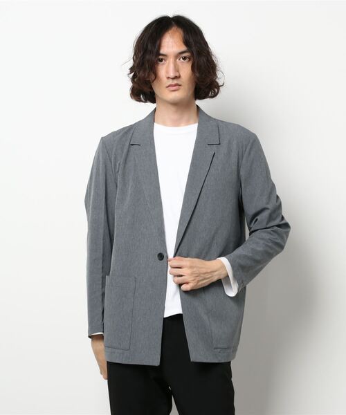 semantic design（セマンティックデザイン）の「セマンティックデザイン/semantic designアクティブストレッチ セットアップ 1ボタンジャケット（セットアップパンツございます）（テーラードジャケット・メンズ・グレー系その他2/ベージュ/ブラック・MEDIUM/LARGE）」の17枚目の写真