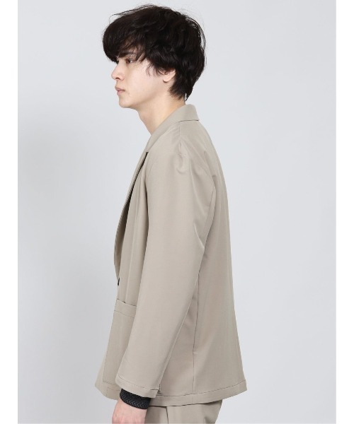 semantic design（セマンティックデザイン）の「セマンティックデザイン/semantic designアクティブストレッチ セットアップ 1ボタンジャケット（セットアップパンツございます）（テーラードジャケット・メンズ・グレー系その他2/ベージュ/ブラック・MEDIUM/LARGE）」の8枚目の写真