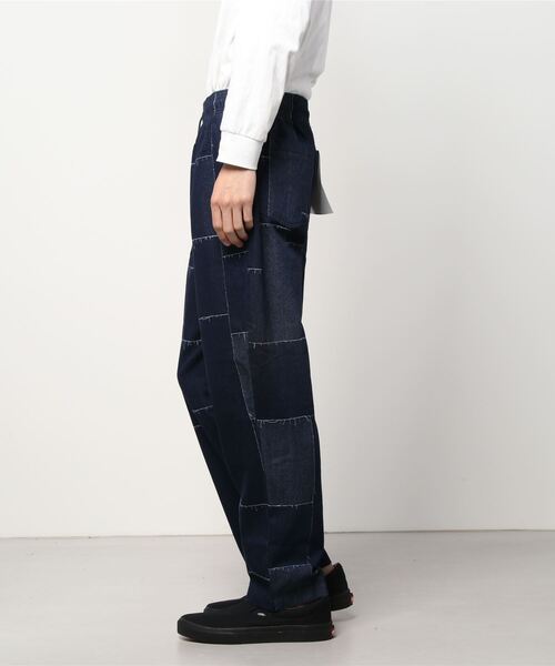 【i】パッチワーク風プリントデニムシェフパンツ(デニムパンツ)|JOHN'S CLOSET(ジョンズクローゼット) 【i】パッチワーク風プリントデニムシェフパンツ(デニムパンツ)|JOHN'S CLOSET(ジョンズクローゼット)