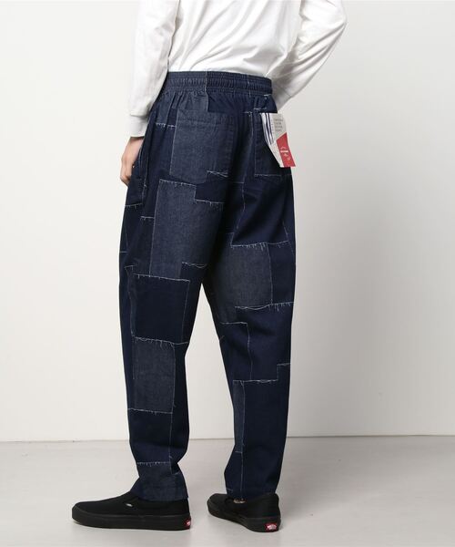 【i】パッチワーク風プリントデニムシェフパンツ(デニムパンツ)|JOHN'S CLOSET(ジョンズクローゼット) 【i】パッチワーク風プリントデニムシェフパンツ(デニムパンツ)|JOHN'S CLOSET(ジョンズクローゼット)