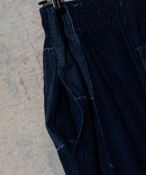 【i】パッチワーク風プリントデニムシェフパンツ(デニムパンツ)|JOHN'S CLOSET(ジョンズクローゼット) 【i】パッチワーク風プリントデニムシェフパンツ(デニムパンツ)|JOHN'S CLOSET(ジョンズクローゼット)