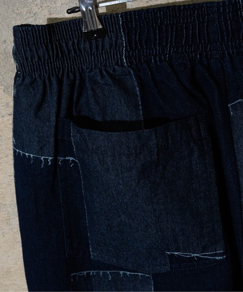 【i】パッチワーク風プリントデニムシェフパンツ(デニムパンツ)|JOHN'S CLOSET(ジョンズクローゼット) 【i】パッチワーク風プリントデニムシェフパンツ(デニムパンツ)|JOHN'S CLOSET(ジョンズクローゼット)