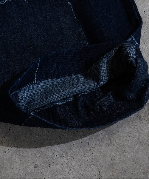 【i】パッチワーク風プリントデニムシェフパンツ(デニムパンツ)|JOHN'S CLOSET(ジョンズクローゼット) 【i】パッチワーク風プリントデニムシェフパンツ(デニムパンツ)|JOHN'S CLOSET(ジョンズクローゼット)