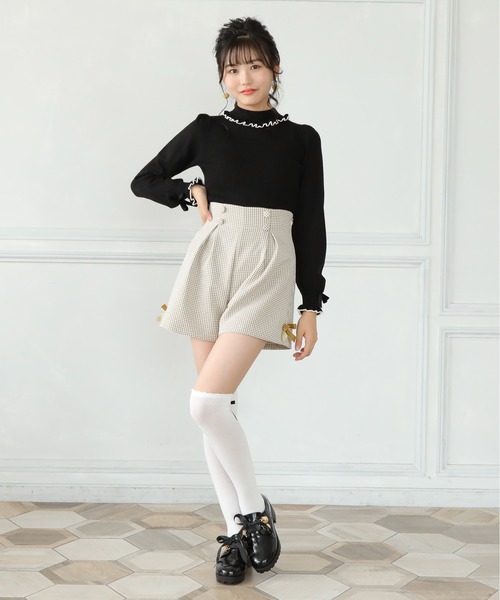 PINKHUNT(ピンクハント)の「PINKHUNT Cuugalコラボ リボンエナメルローファー 5914K #IG(ローファー・キッズ・ブラック/ベビーピンク・M/S/L)」の10枚目の写真