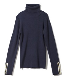 INED CLARO | 《INED CLARO》ラインタートルニット【セットアップ対応】(ニット/セーター)