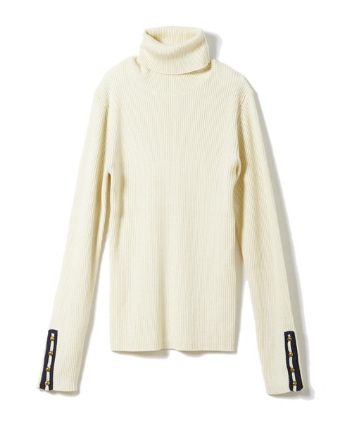 INED CLARO（イネドクラロ）の「《INED CLARO》ラインタートルニット【セットアップ対応】（ニット/セーター・レディース・その他9/オフホワイト/ネイビー・フリー）」の15枚目の写真