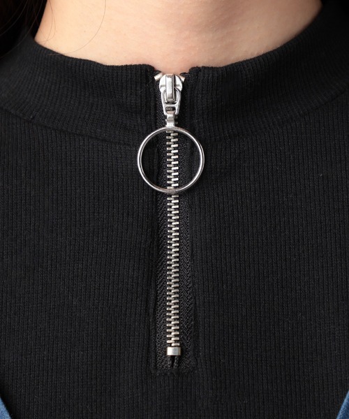 CECIL McBEE(セシルマクビー)の「レイヤード風デニムシャツ(シャツ/ブラウス・レディース・ブルー/ライトブルー・MEDIUM)」の12枚目の写真