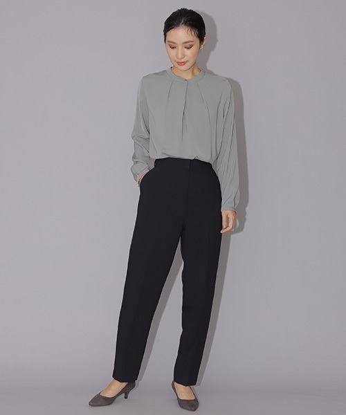 NATURAL BEAUTY BASIC（ナチュラルビューティーベーシック）の「ゴールドボタンブラウス（シャツ/ブラウス・レディース・オフホワイト/ダークブラウン/カーキ・SMALL/MEDIUM）」の14枚目の写真