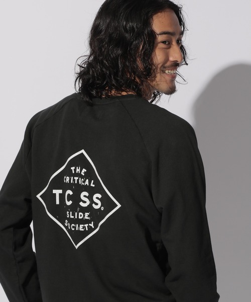 Critical Slide(クリティカルスライド)の「【CRITICAL SLIDE(クリティカル スライド)】LOGO CREW(Tシャツ/カットソー・メンズ・ホワイト/ブラック・MEDIUM/LARGE)」の1枚目の写真