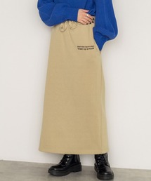 w closet | 刺繍入スエットタイトスカート(スカート)