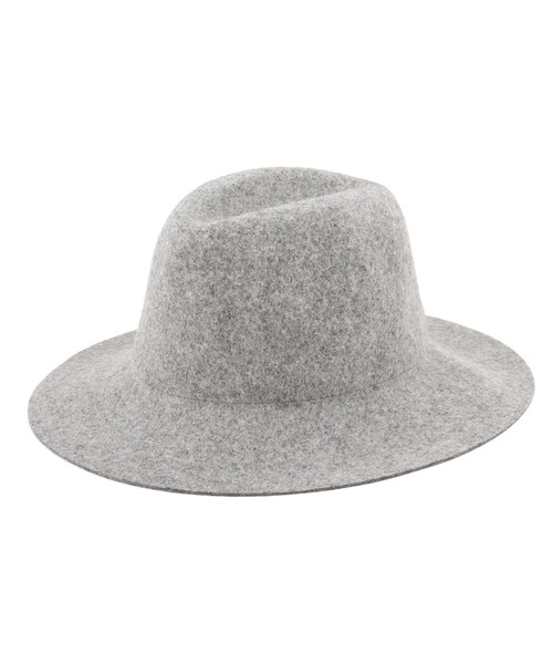 INDIVI（インディヴィ）の「◆フェルトハット（ハット・レディース・チャコール/ライトグレー系8・00）」の2枚目の写真
