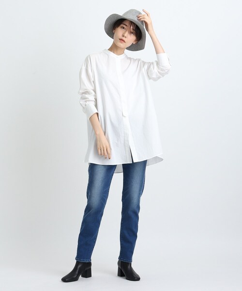 INDIVI（インディヴィ）の「◆フェルトハット（ハット・レディース・チャコール/ライトグレー系8・00）」の15枚目の写真