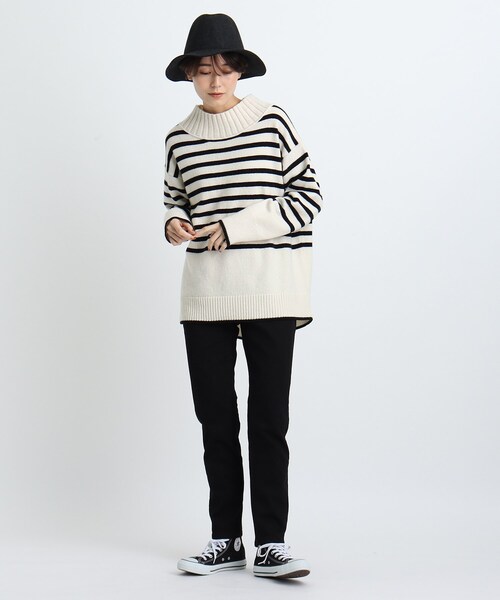 INDIVI（インディヴィ）の「◆フェルトハット（ハット・レディース・チャコール/ライトグレー系8・00）」の12枚目の写真