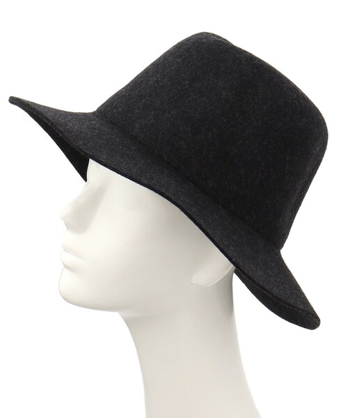 INDIVI（インディヴィ）の「◆フェルトハット（ハット・レディース・チャコール/ライトグレー系8・00）」の6枚目の写真