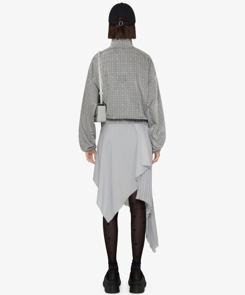 GIVENCHY(ジバンシイ)の「アシンメトリー プリーツスカート(スカート・レディース・グレー・34)」の4枚目の写真
