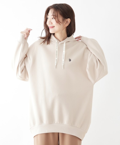SHOO・LA・RUE(シューラルー)の「◆【U.S. POLO ASSN.】裏起毛パーカー(パーカー・レディース・ライトブルー/ブラック/オフホワイト・00)」の16枚目の写真