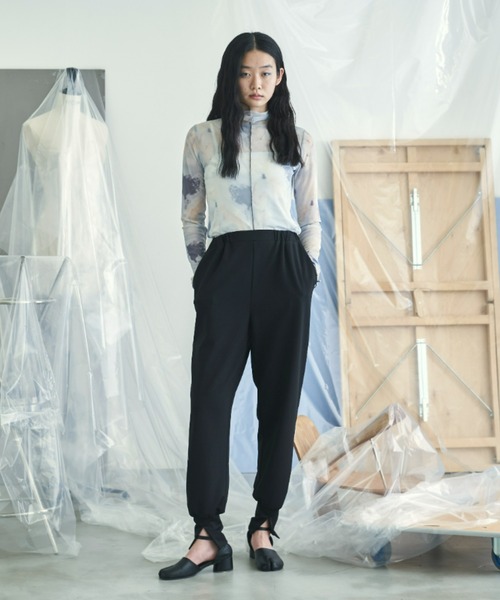 VACANCY（ヴァカンシー）の「パイピングジョガーパンツ（その他パンツ・レディース・ブラック/グリーン・FREE）」の12枚目の写真