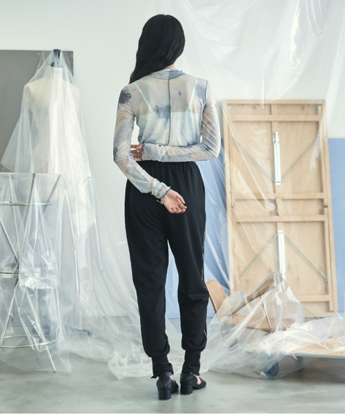 VACANCY（ヴァカンシー）の「パイピングジョガーパンツ（その他パンツ・レディース・ブラック/グリーン・FREE）」の14枚目の写真