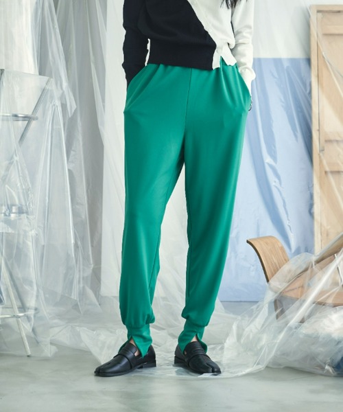 VACANCY（ヴァカンシー）の「パイピングジョガーパンツ（その他パンツ・レディース・ブラック/グリーン・FREE）」の15枚目の写真