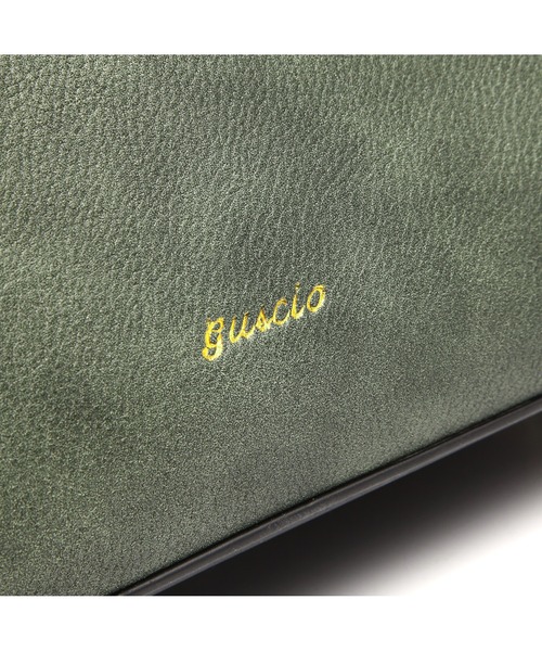 GUSCIO(グッシオ)の「【グッシオベーシック】 台形ハンドバッグ 太パイピング 2WAY ショルダー(ハンドバッグ・レディース・ベージュ系その他/グリーン/ネイビー/キャメル/アイボリー/グレー・FREE)」の10枚目の写真