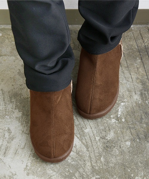 and it_（アンドイット）の「ムートン風アンクルブーツ（ブーツ・レディース・グレー/ブラウン/ブラック・L/M）」の6枚目の写真