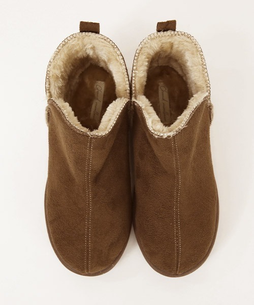 and it_（アンドイット）の「ムートン風アンクルブーツ（ブーツ・レディース・グレー/ブラウン/ブラック・L/M）」の9枚目の写真