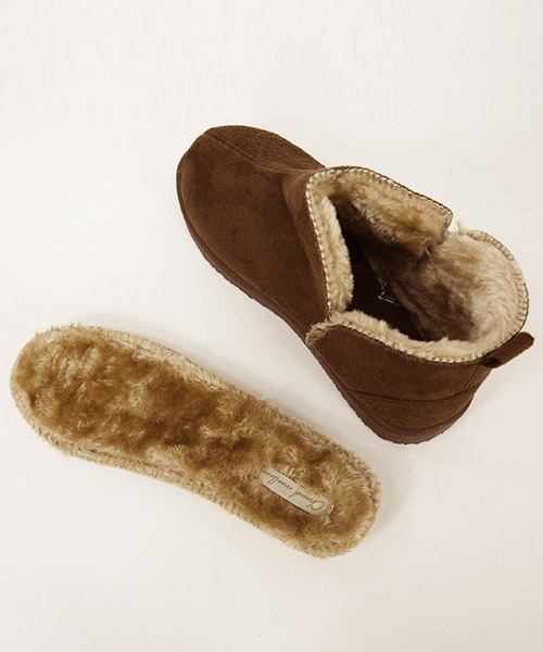 and it_（アンドイット）の「ムートン風アンクルブーツ（ブーツ・レディース・グレー/ブラウン/ブラック・L/M）」の13枚目の写真