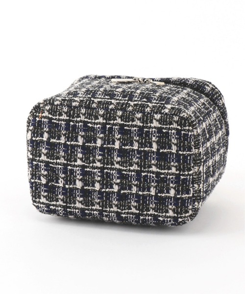 La TOTALITE（ラトータリテ）の「ツィード バニティ BAG（ハンドバッグ・レディース・ホワイト/ネイビー・FREE）」の9枚目の写真