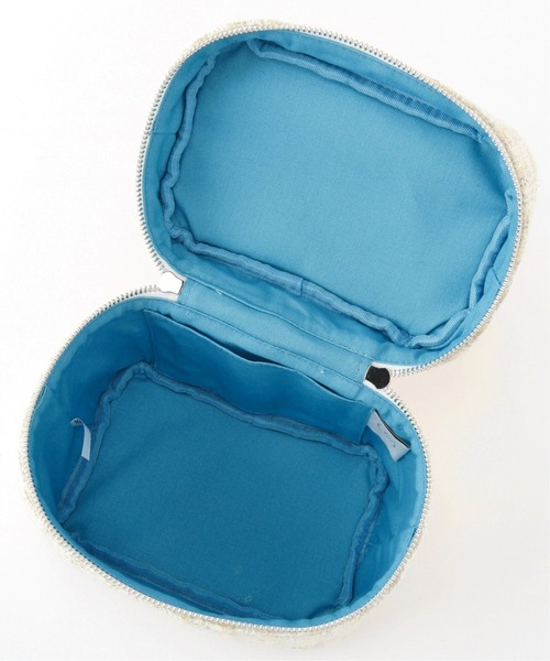 La TOTALITE（ラトータリテ）の「ツィード バニティ BAG（ハンドバッグ・レディース・ホワイト/ネイビー・FREE）」の10枚目の写真