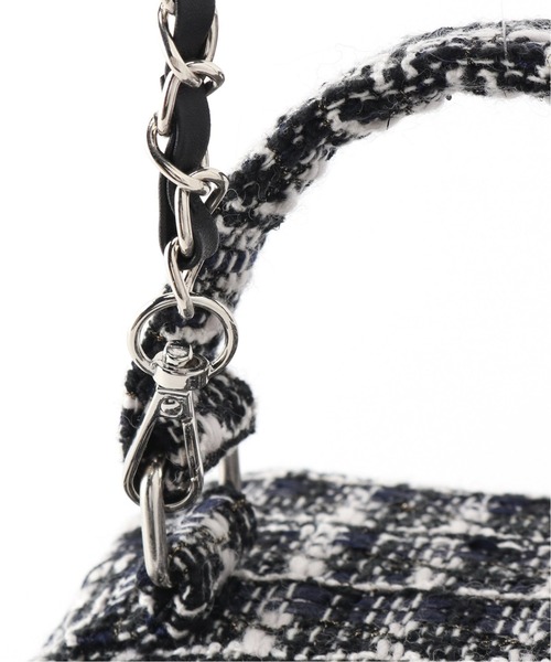 La TOTALITE（ラトータリテ）の「ツィード バニティ BAG（ハンドバッグ・レディース・ホワイト/ネイビー・FREE）」の15枚目の写真