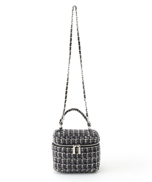 La TOTALITE（ラトータリテ）の「ツィード バニティ BAG（ハンドバッグ・レディース・ホワイト/ネイビー・FREE）」の17枚目の写真