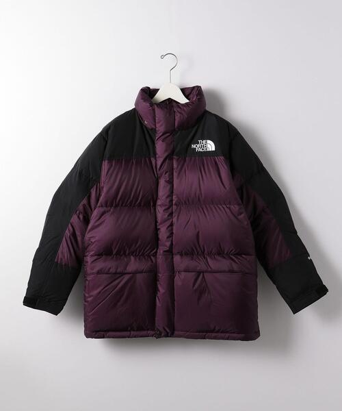U*！様 THE NORTH FACE ダウンジャケット L パープル/ブラック THE NORTH FACE フード付きダウンジャケット XXLサイズ 紫/黒