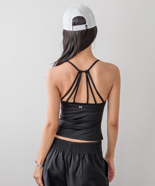 HEREIAM(ヘレイアム)の「【HEREIAM】Nakedブラキャミ(カップ付き)(キャミソール・レディース・ブラック/グリーン/ネイビー/ブラウン系/ブルー系その他・SMALL/MEDIUM/LARGE)」の2枚目の写真