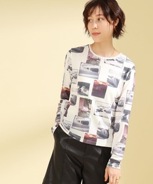 Ray BEAMS | Ray BEAMS / フォトプリント ロングスリーブ Tシャツ(Tシャツ/カットソー)