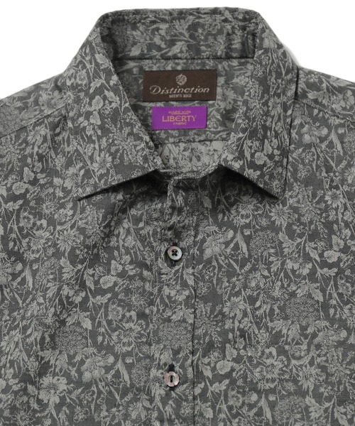 MEN'S BIGI（メンズビギ）の「＜LIBERTY(リバティ)＞バロック調フラワージャガードシャツ　made in japan（シャツ/ブラウス・メンズ・ブラック/ネイビー/グレー・01/02/03/04）」の16枚目の写真