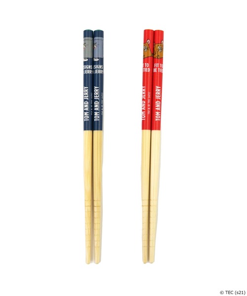 公式 トムとジェリー ペア竹箸 18ｃｍ カトラリー Tom Jerry トムアンドジェリー のファッション通販 Zozotown