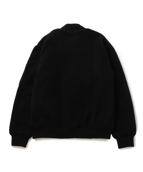 ADAM ET ROPE'（アダムエロペ）の「【アウトレット店舗・WEB限定】ボアMA1ブルゾン（ブルゾン・メンズ・ブラック/ダークブラウン・LL/M/L）」の6枚目の写真